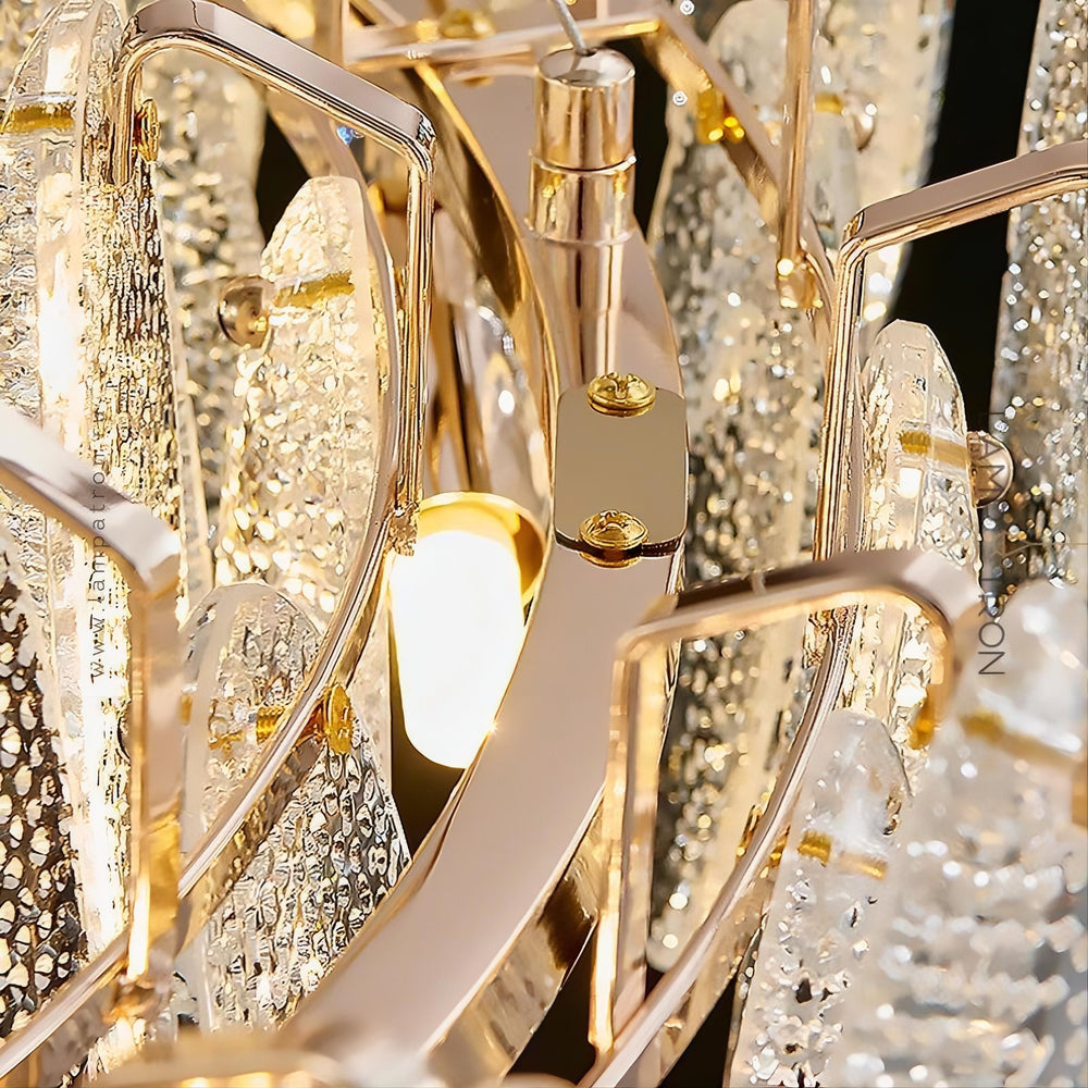 REEGNORA Linear Chandelier by Lampadom - close-up
