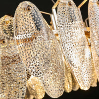 REEGNORA Linear Chandelier by Lampadom - side view