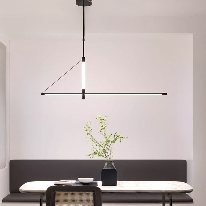 REN Linear Chandelier by Lampadom - angle view