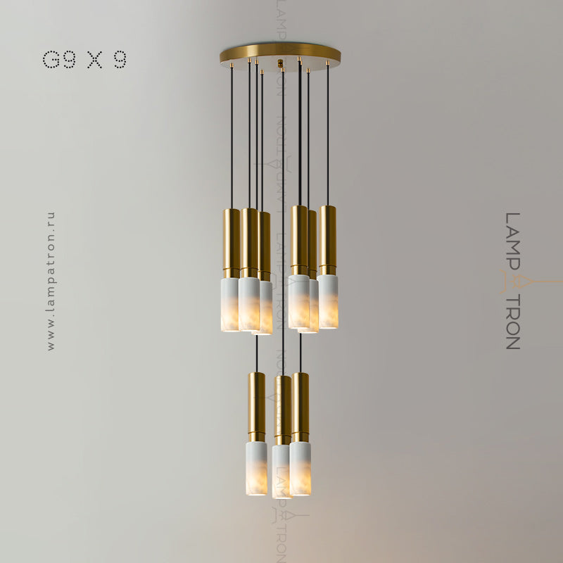 RETURN MORE Cascade Light by Lampadom - scale reference