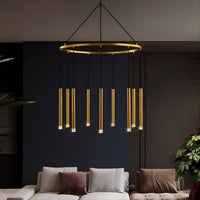 RHEA R Ring Chandelier by Lampadom - angle view