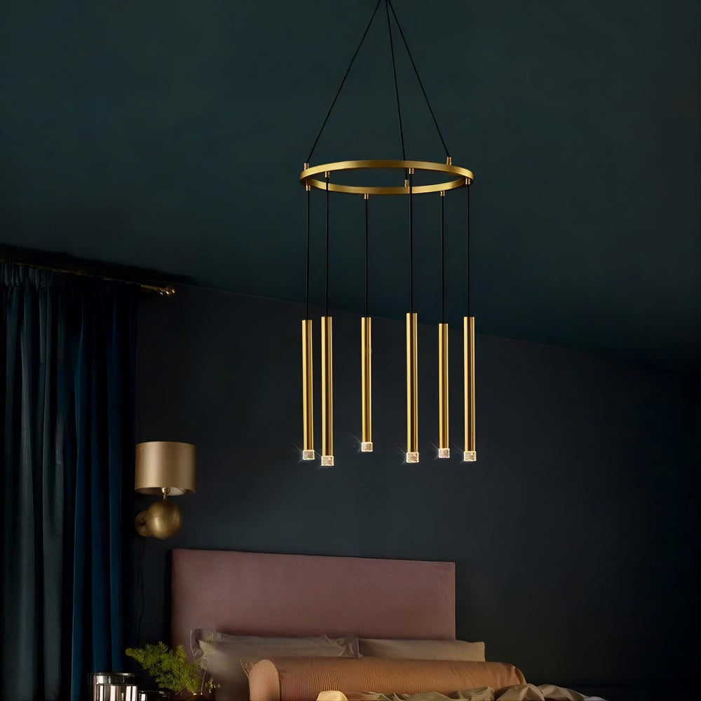 RHEA R Ring Chandelier by Lampadom - top view