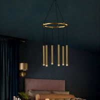RHEA R Ring Chandelier by Lampadom - top view