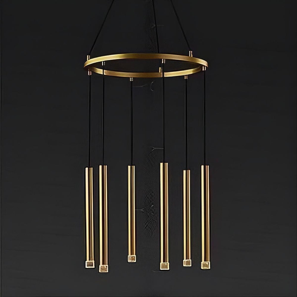 RHEA R Ring Chandelier by Lampadom - side view