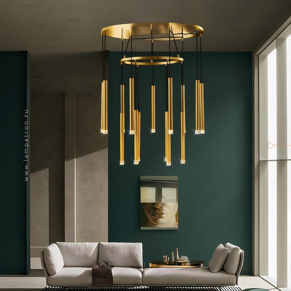 RHEA R Ring Chandelier by Lampadom - close-up