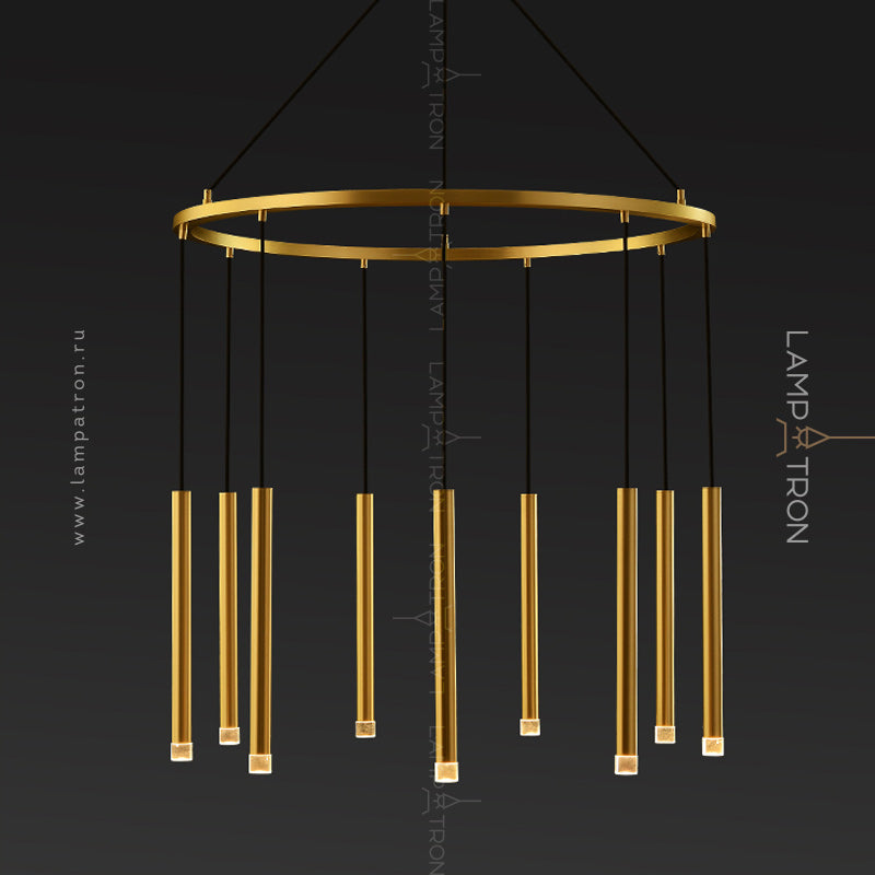 RHEA R Ring Chandelier by Lampadom - scale reference