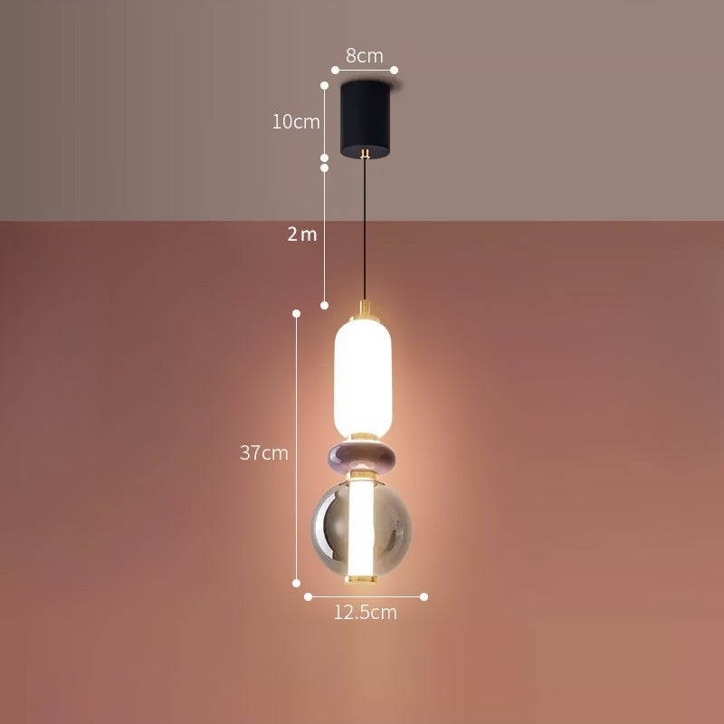 RID B Pendant by Lampadom - close-up