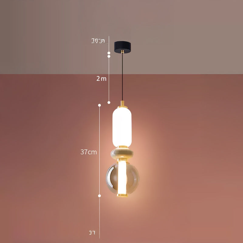 RID B Pendant by Lampadom - close-up
