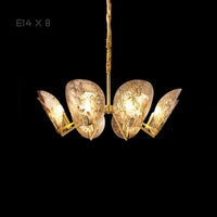 RIFFLE Chandelier by Lampadom - close-up