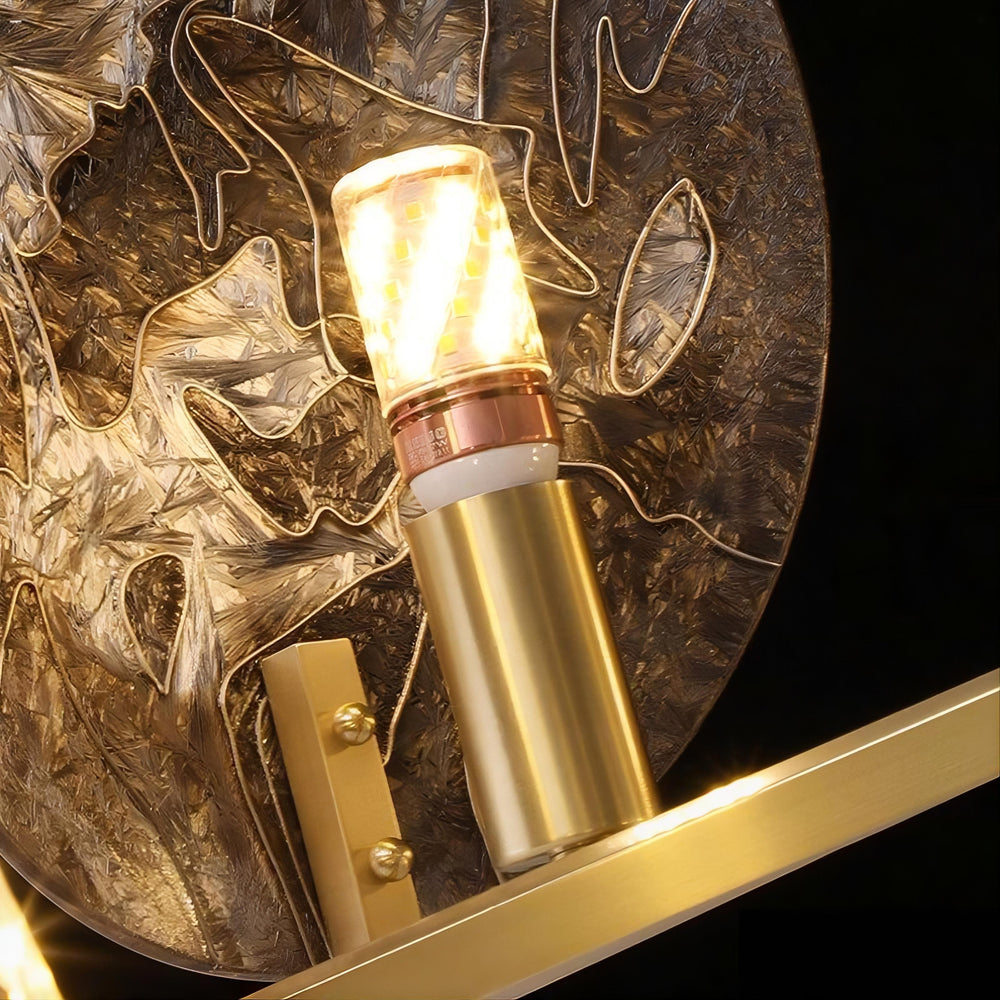 RIFFLE Chandelier by Lampadom - detail view