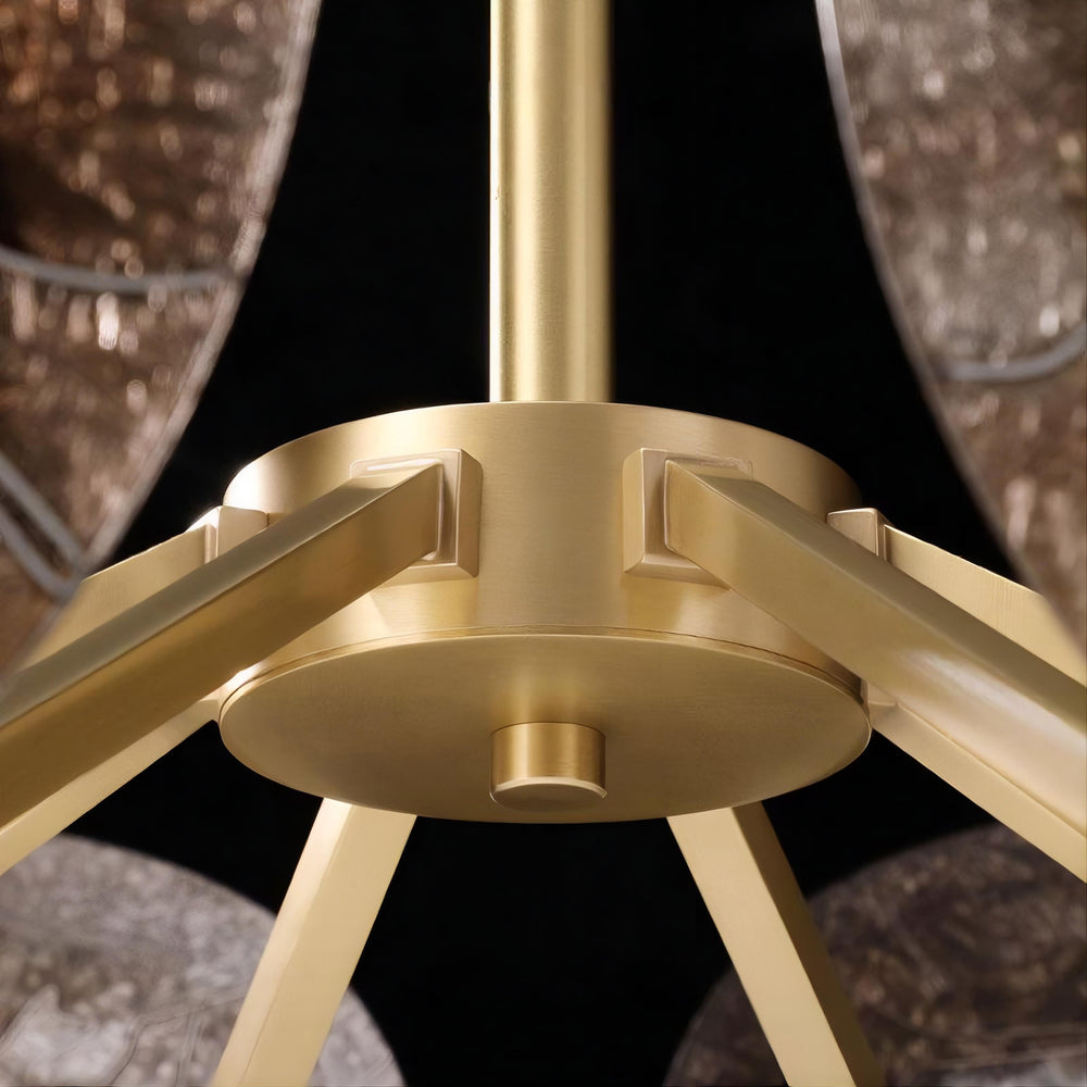 RIFFLE Chandelier by Lampadom - ambient shot