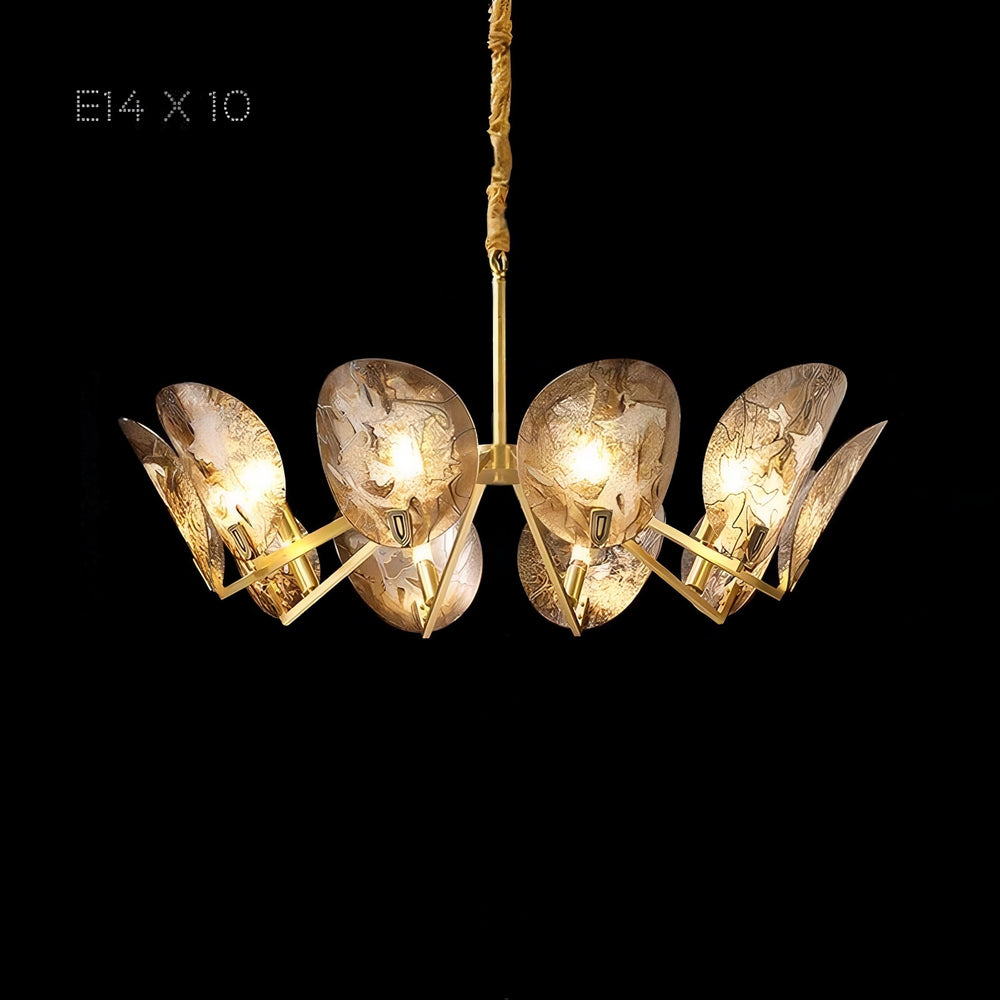 RIFFLE Chandelier by Lampadom - detail view