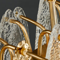 RISSA-B L Linear Chandelier by Lampadom - side view