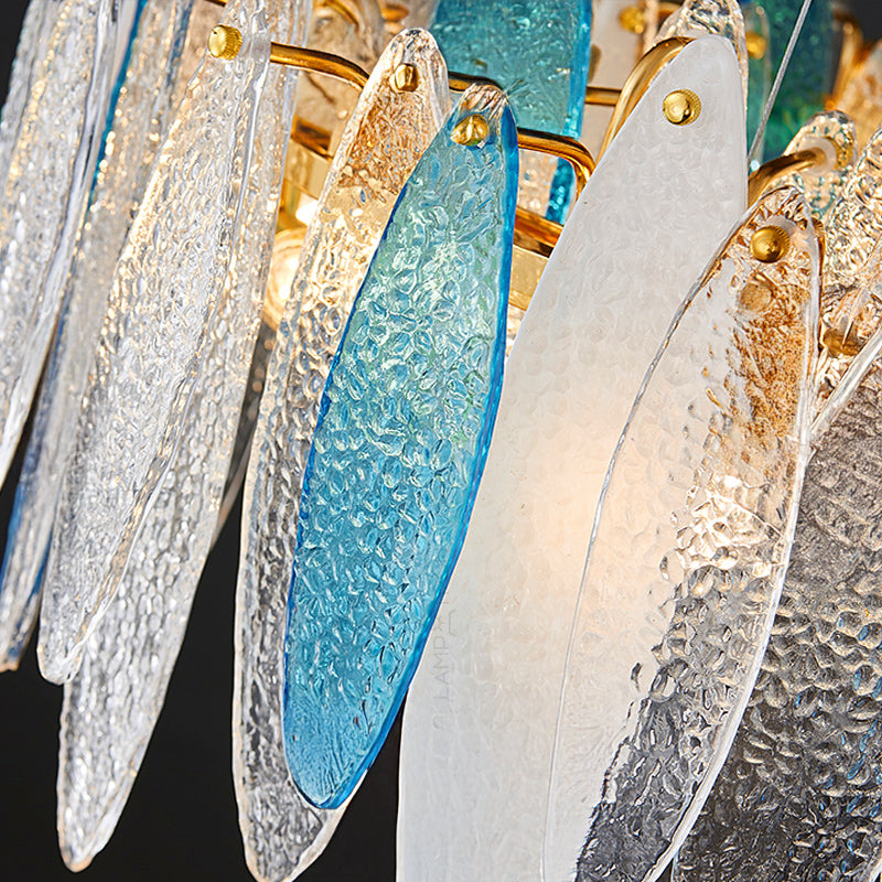 RISSA-B R Ring Chandelier by Lampadom - top view