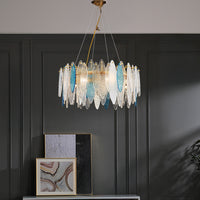 RISSA-B R Ring Chandelier by Lampadom - close-up