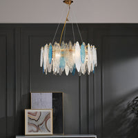RISSA-B R Ring Chandelier by Lampadom - close-up