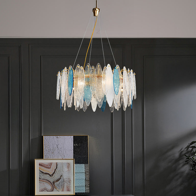 RISSA-B R Ring Chandelier by Lampadom - top view