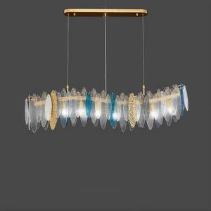 RISSA-B WAVE Linear Chandelier by Lampadom