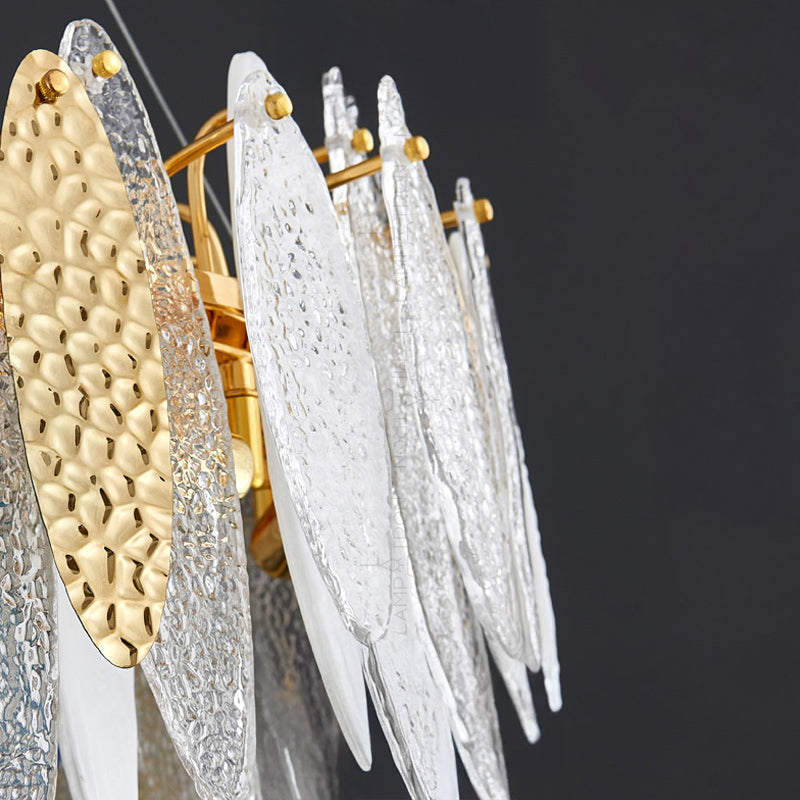 RISSA R Ring Chandelier by Lampadom - close-up