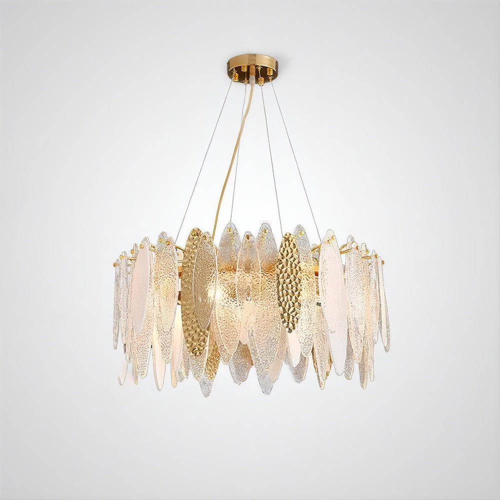 RISSA R Ring Chandelier by Lampadom - close-up
