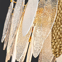 RISSA WAVE Linear Chandelier by Lampadom - detail view