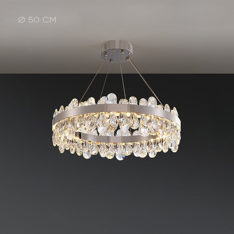 RITZY Ring Chandelier by Lampadom - top view
