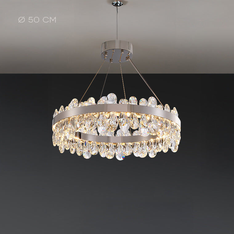 RITZY Ring Chandelier by Lampadom - side view