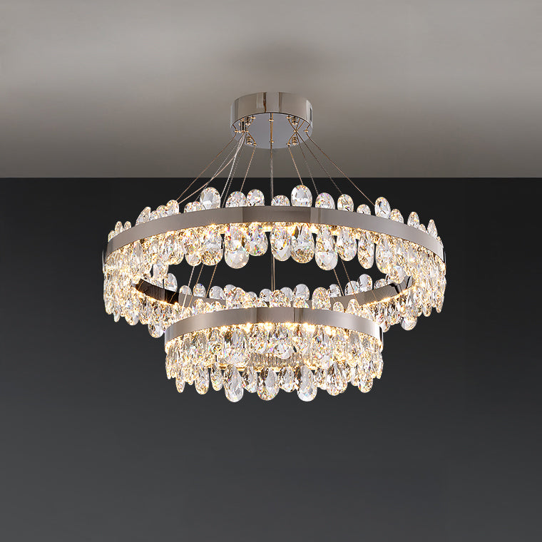 RITZY Ring Chandelier by Lampadom - close-up