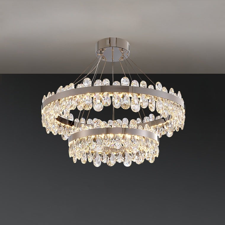 RITZY Ring Chandelier by Lampadom - close-up