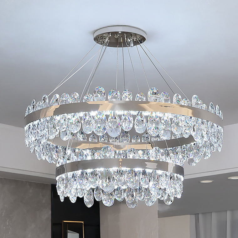 RITZY Ring Chandelier by Lampadom - detail view