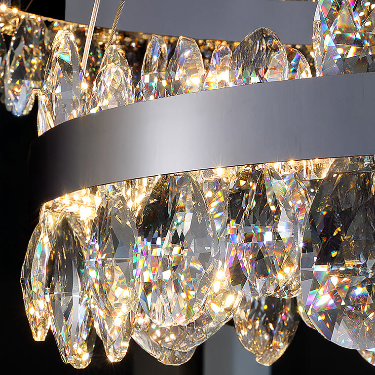 RITZY Ring Chandelier by Lampadom - scale reference
