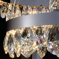 RITZY Ring Chandelier by Lampadom - scale reference