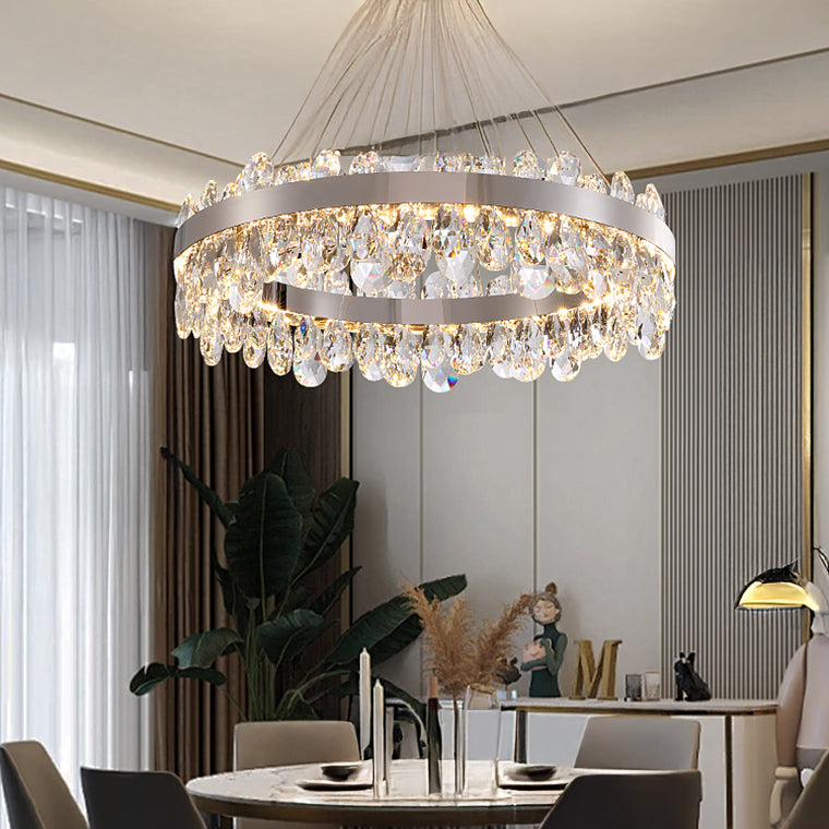 RITZY Ring Chandelier by Lampadom - top view