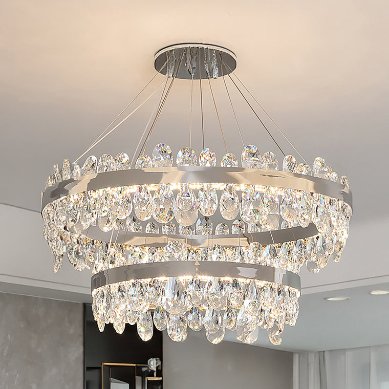 RITZY Ring Chandelier by Lampadom - close-up