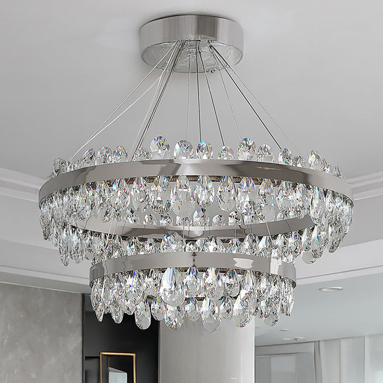 RITZY Ring Chandelier by Lampadom - angle view