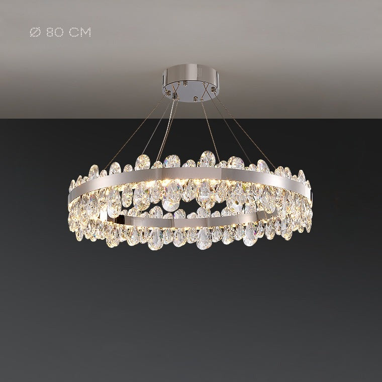 RITZY Ring Chandelier by Lampadom - side view