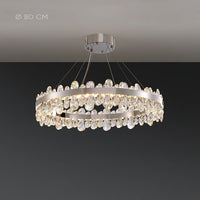 RITZY Ring Chandelier by Lampadom - side view