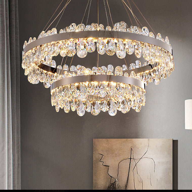 RITZY Ring Chandelier by Lampadom - ambient shot