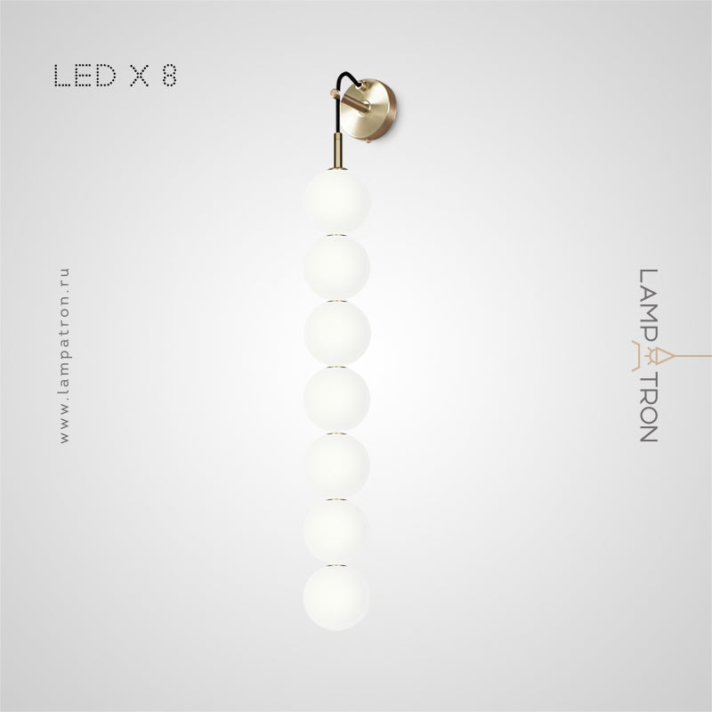 ROCCO W Wall Light by Lampadom - angle view