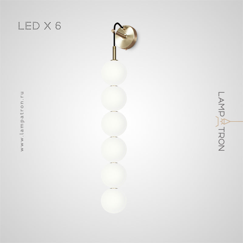 ROCCO W Wall Light by Lampadom - top view