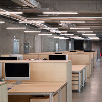 ROFF Linear Chandelier by Lampadom - scale reference