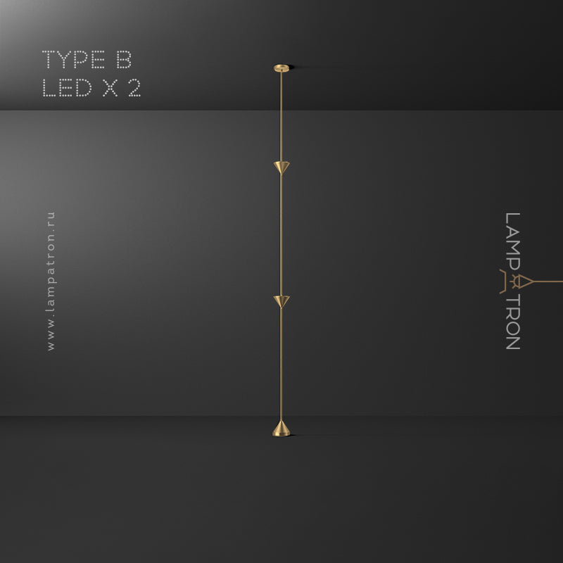 ROLAN Pendant by Lampadom - side view