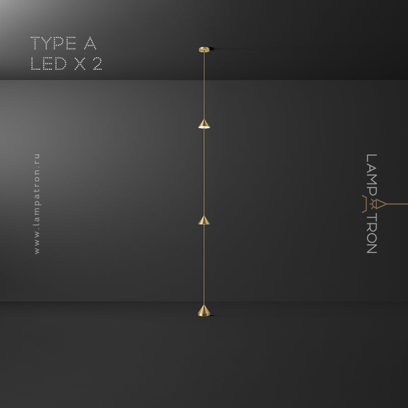 ROLAN Pendant by Lampadom - angle view