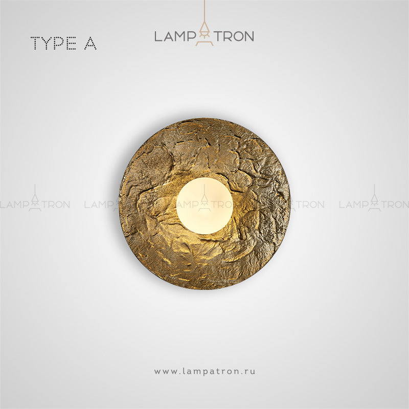 ROMA BALL Wall Light by Lampadom - top view