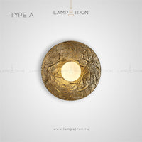 ROMA BALL Wall Light by Lampadom - top view