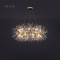 ROSALIA Ring Chandelier by Lampadom - close-up
