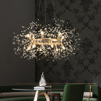 ROSALIA Ring Chandelier by Lampadom - close-up