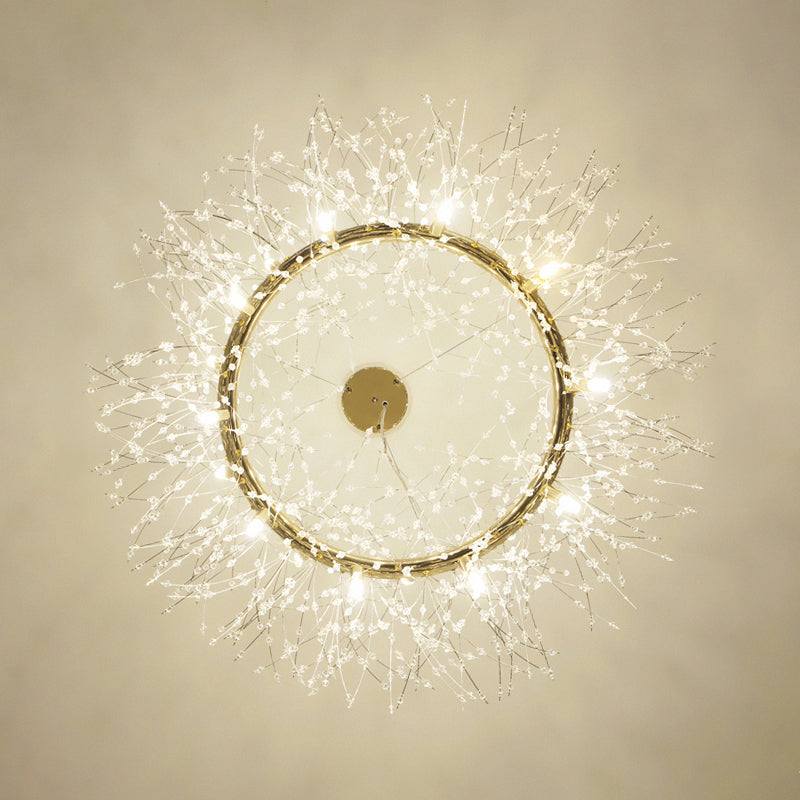 ROSALIA Ring Chandelier by Lampadom - angle view