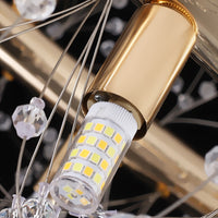 ROSALIA Ring Chandelier by Lampadom - scale reference