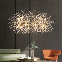 ROSALIA Ring Chandelier by Lampadom - side view